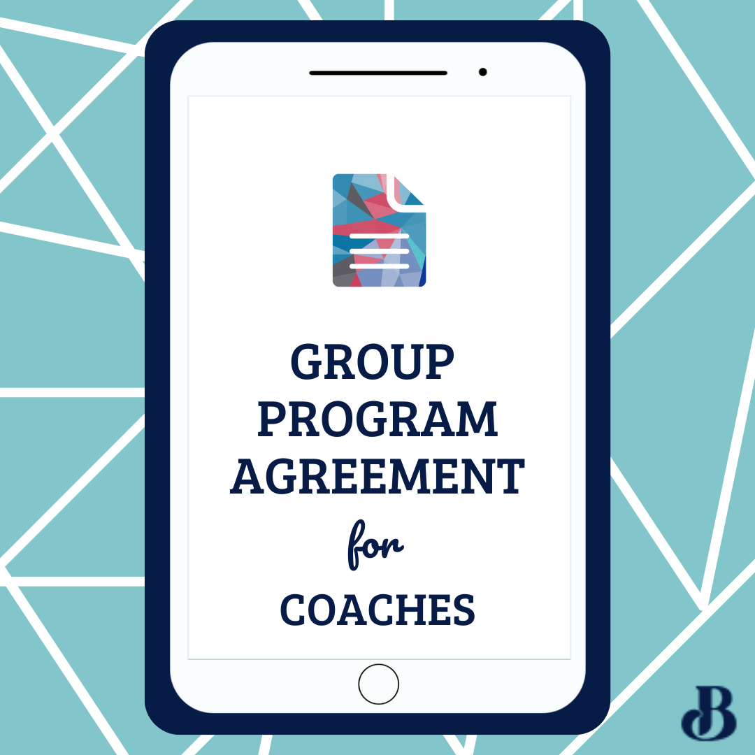 Group Program Agreement for Coaches