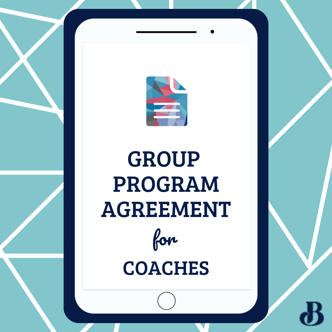 Group Program Example Group Program Agreement for Coaches | Legal Templates by Businessese