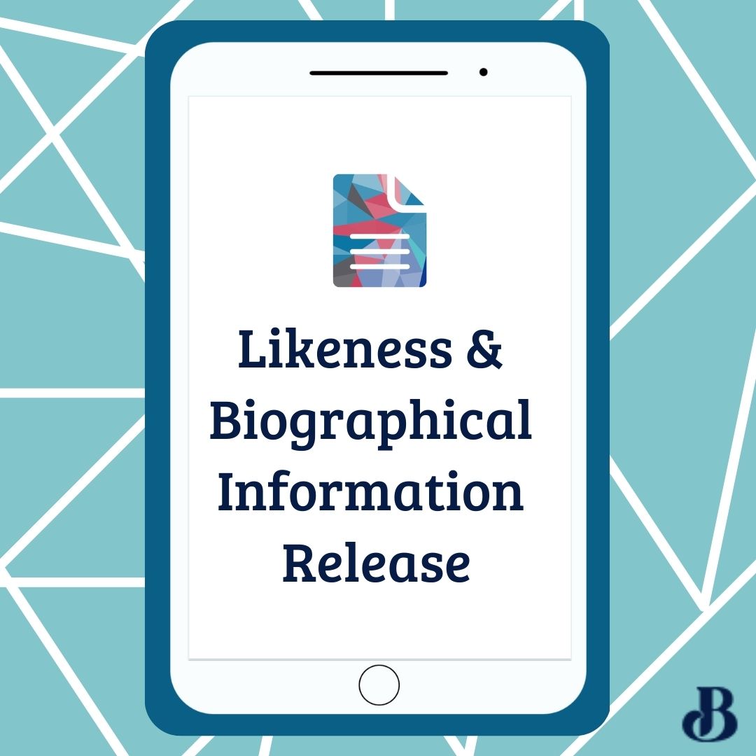 Likeness and Biographical Information Release
