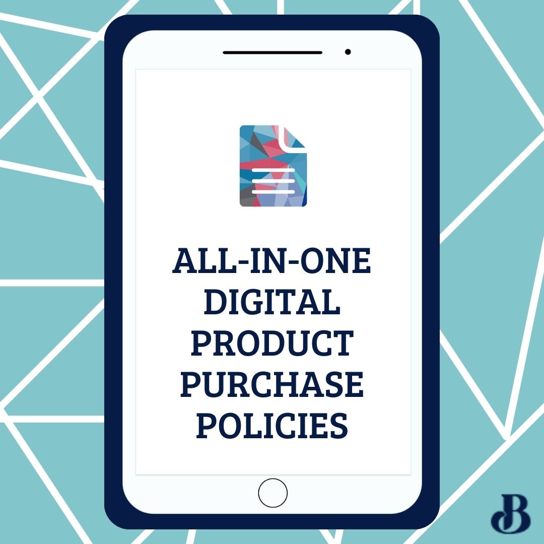 All-in-One Digital Products Purchase Policies