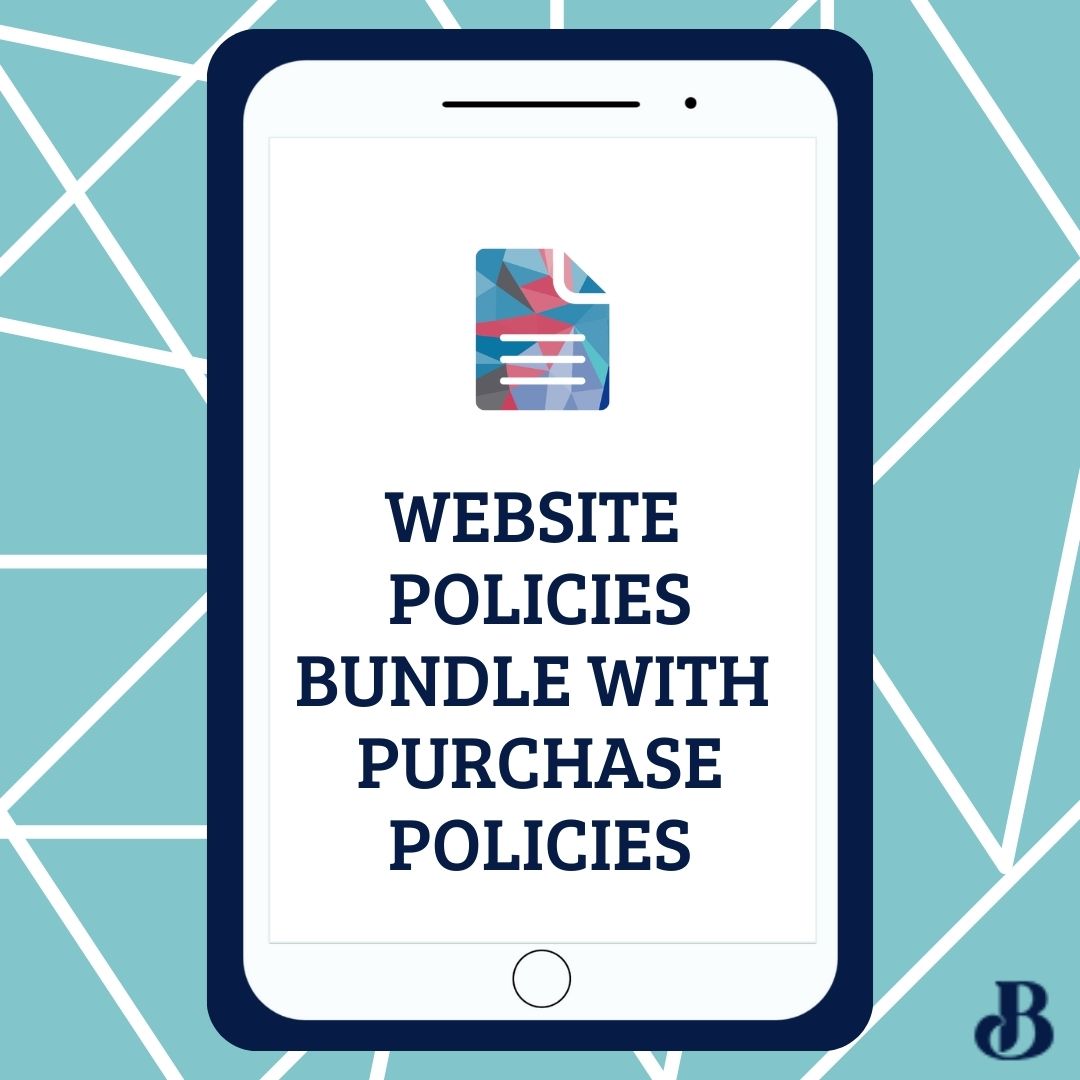Website Policies Bundle with Purchase Policies